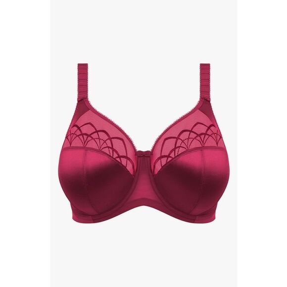 Elomi NWT Cate Mesh Bra Side Support Full Cup Underwire Berry 34L